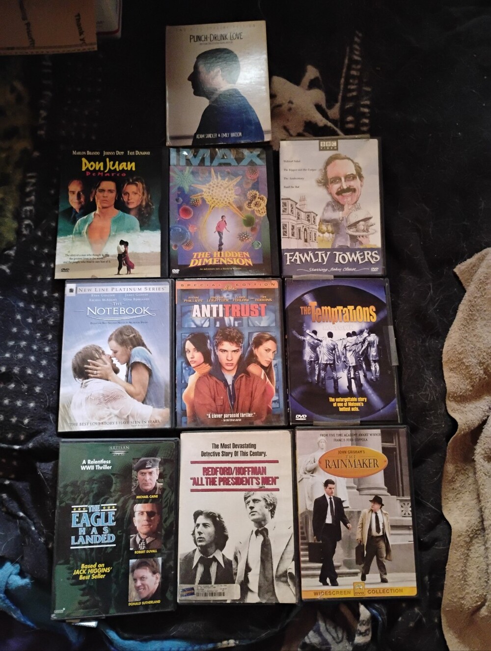 10 Ten DVDs Various Titles Various Genres Bundled Lot Good - Excellent Condition